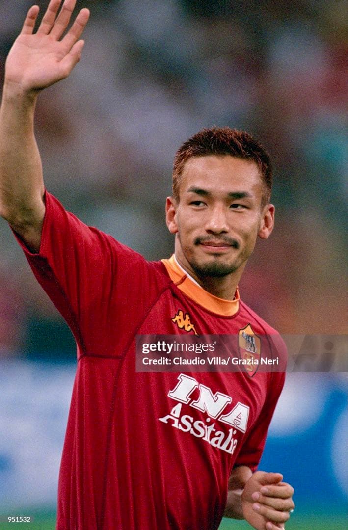 【新品/タグ付き】00/01 ASローマ ♯8 中田英寿 【XLサイズ】長袖