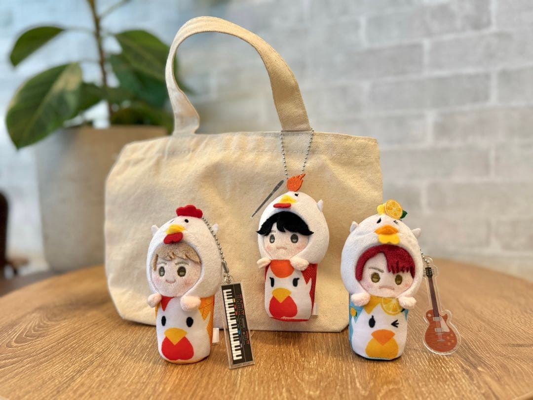 Mrs. GREEN APPLE ミセス からあげクン ぬいぐるみキーチェーン