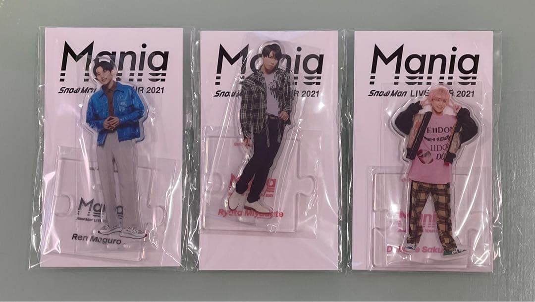 Man スノマニ アクスタ 全員　アクリルスタンド