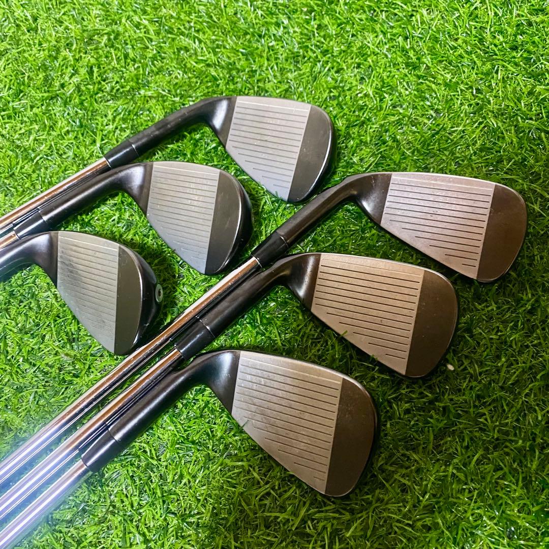 PING ピン G710 アイアンセット 6本 黒ドット S 右 クラブ メンズ