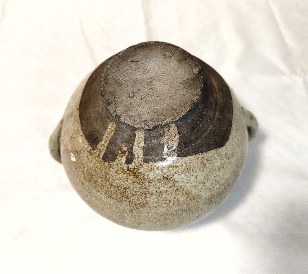 灰釉双耳壺、中国、古瀬戸、李朝？