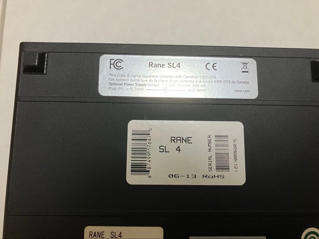 RANE SL4 SCRATCH LIVE SERATO PCDJ 純正電源付