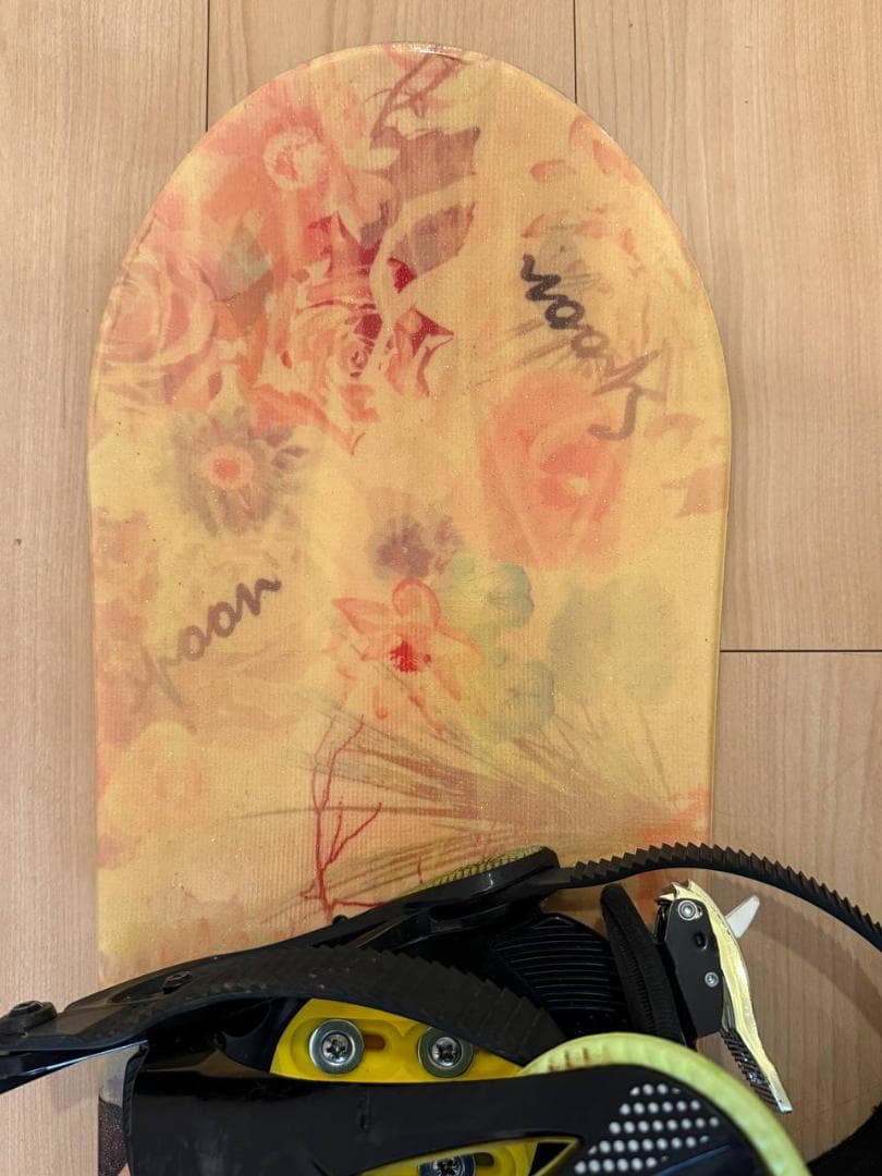 110cm spoon スノーボード Bouquet バインディング付き