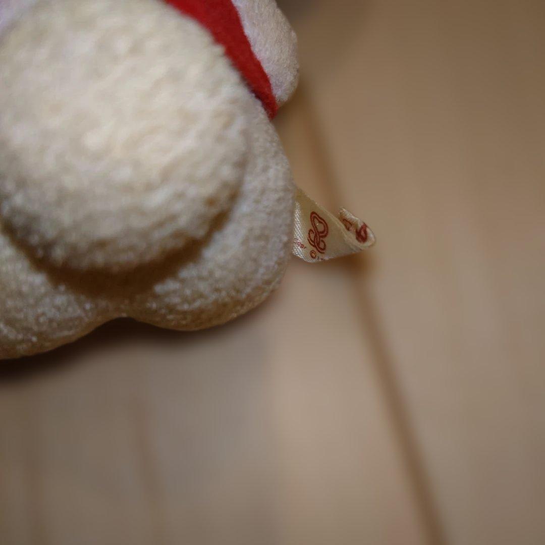 昭和レトロ　ハローキティ ぬいぐるみ 赤いシャツ