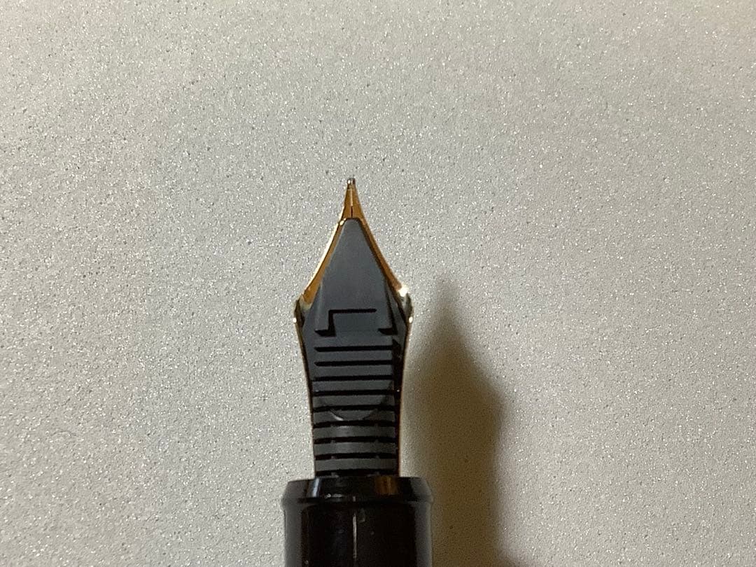 プラチナの万年筆 3776　ブラックインブラック　ペン先: M 【おまけ有り】