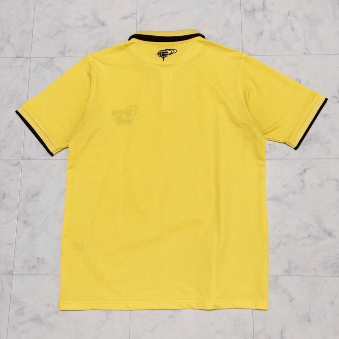 BEAMS GOLF ORANGE LABEL 襟裏ロゴポロシャツ　イエローXL