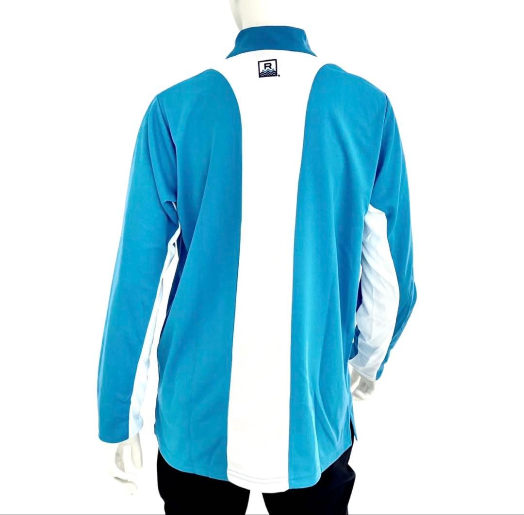 エリートグリップ　ROUGH WATERS 長袖モックネック　ブルー　L 新品