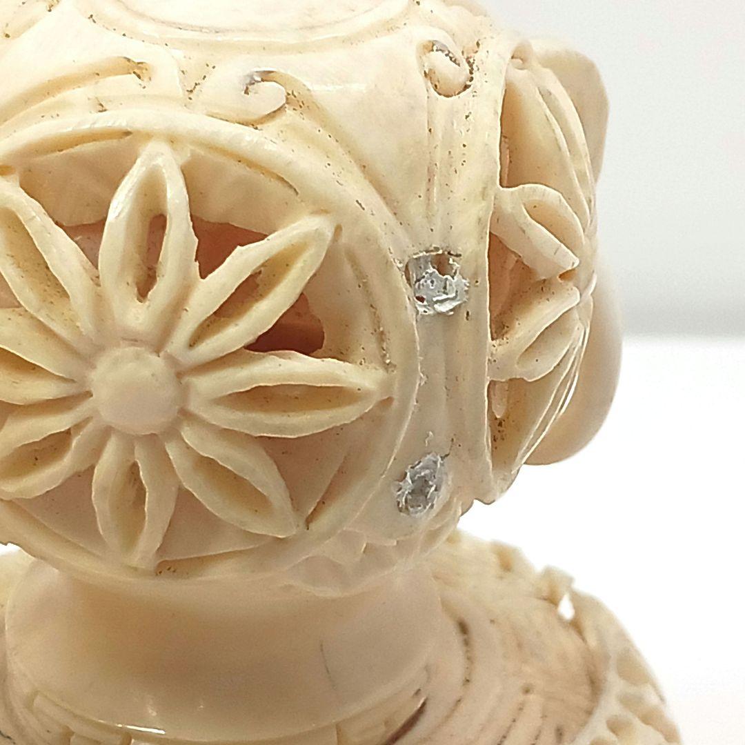 Y958-1 高級彫刻 細密造 透かし細工 香炉 重量873.7g 高さ23㎝