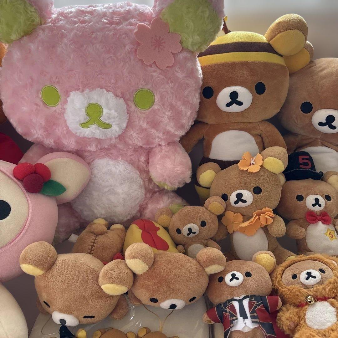 リラックマぬいぐるみ　ブランケット　ナフキン　クリアファイル　レトロ　まとめ売り