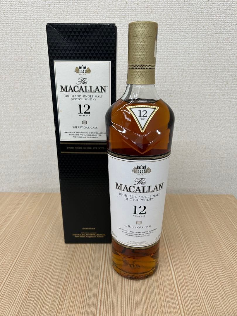 The Macallan 12 Year Old 700ml 未開封品