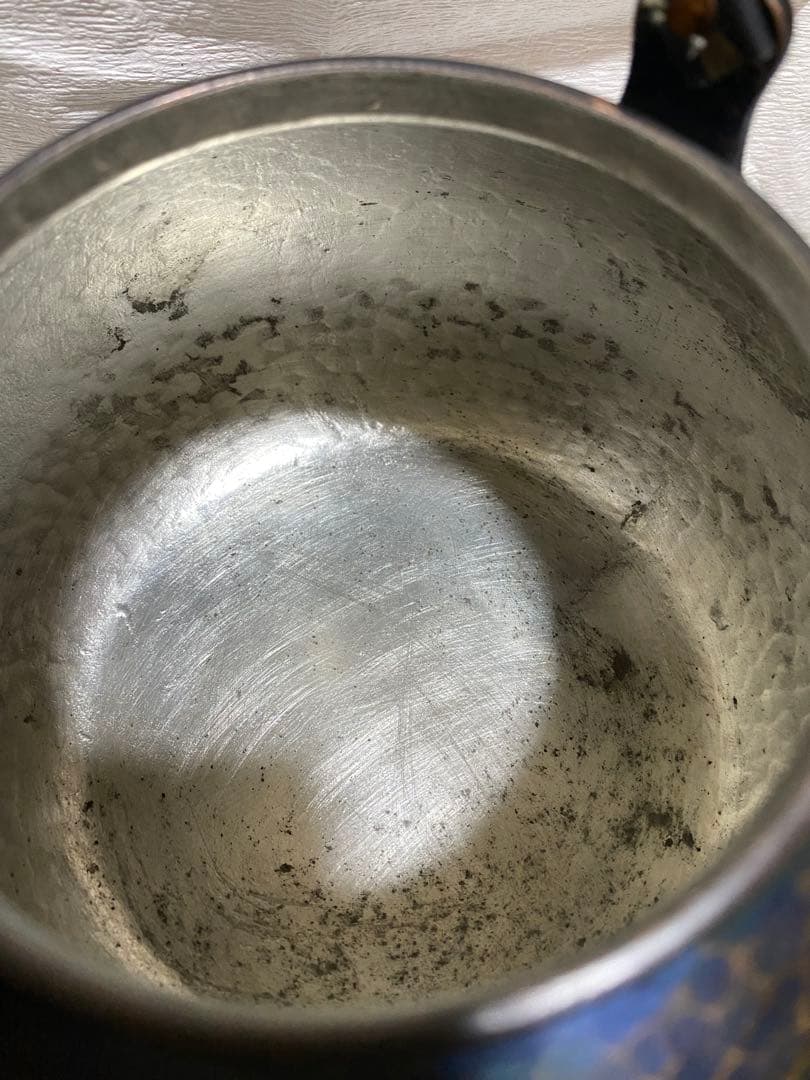 玉川堂 紫金色湯沸 銅器