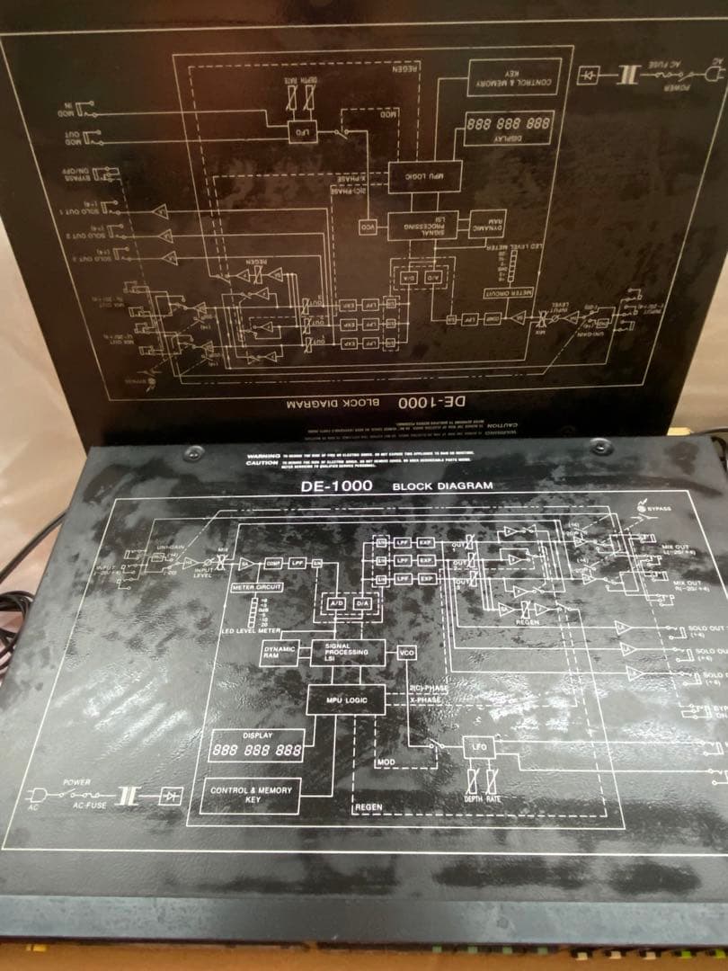 オーディオ　DE-1000 TOA デジタルエフェクタ　2台