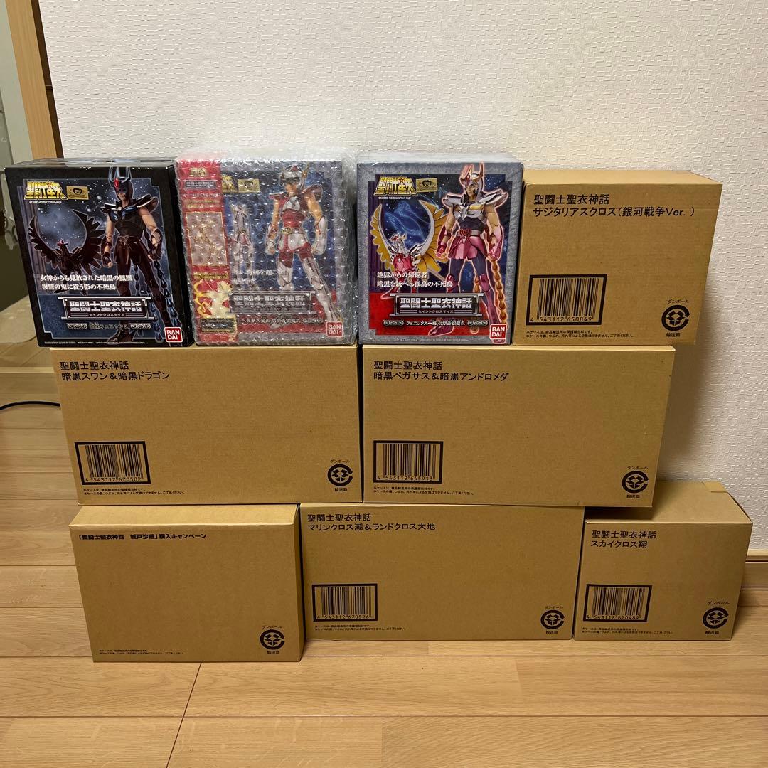 聖闘士聖衣神話　黄金聖衣大争奪戦から12体 ブラック聖闘士+他