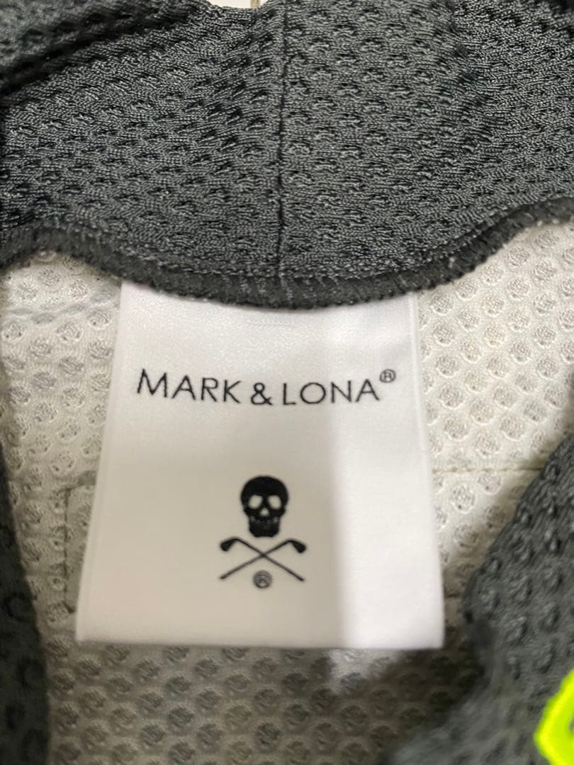 MARK & LONA グレー模様 ハイネックシャツ国内正規品
