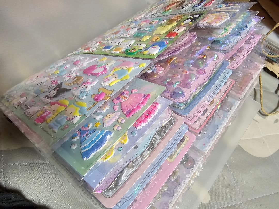 キャラクターシールセット 多色 まとめ売り ボンドロ　ウォーター　おはじき