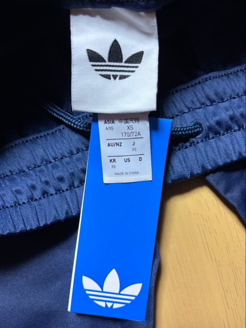 adidas Originals × Oasis トラックパンツ ネイビー XS