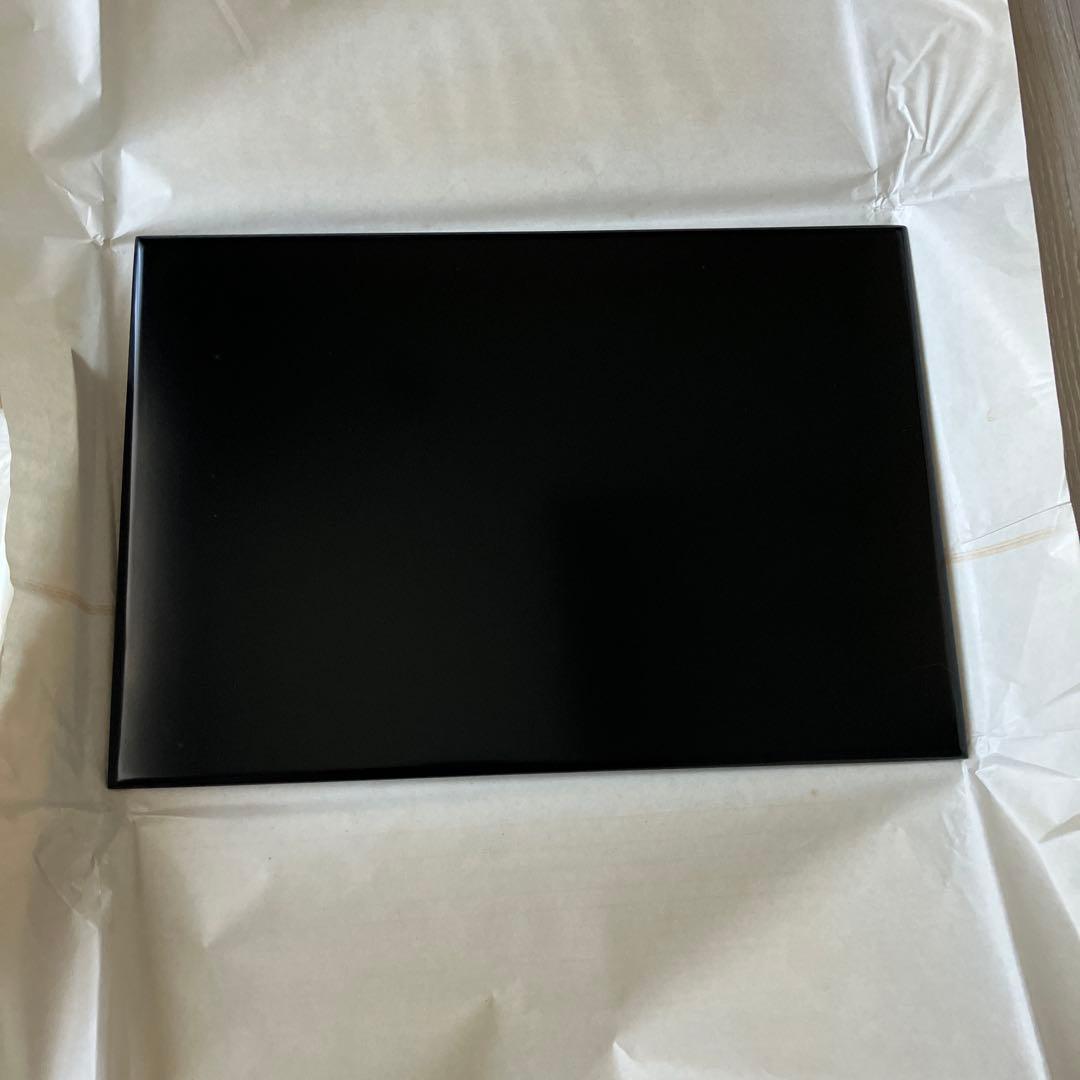 未使用　茶道具　真塗り　板　3種