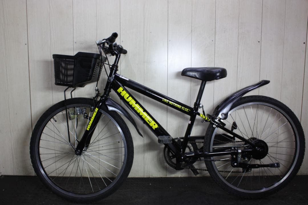 HUMMERハマー 24インチ シマノ6速 子供用MTB