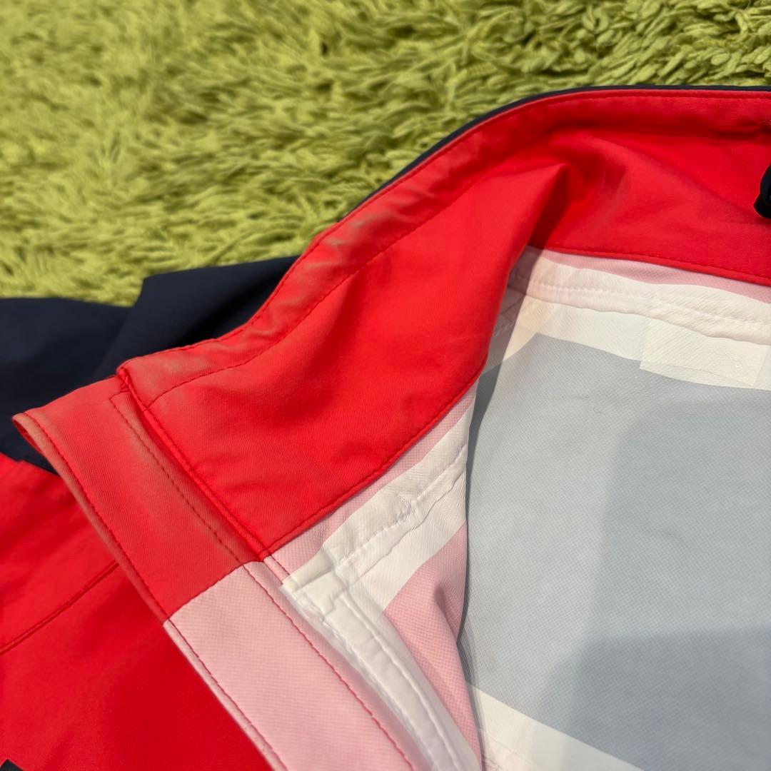 パーリーゲイツ PEARLYGATES レインウェア ジャケット 赤 サイズ0