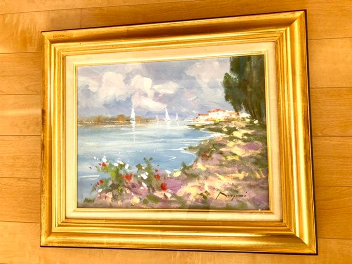 絵画　壁掛け　油絵　ベンジャミン・マス