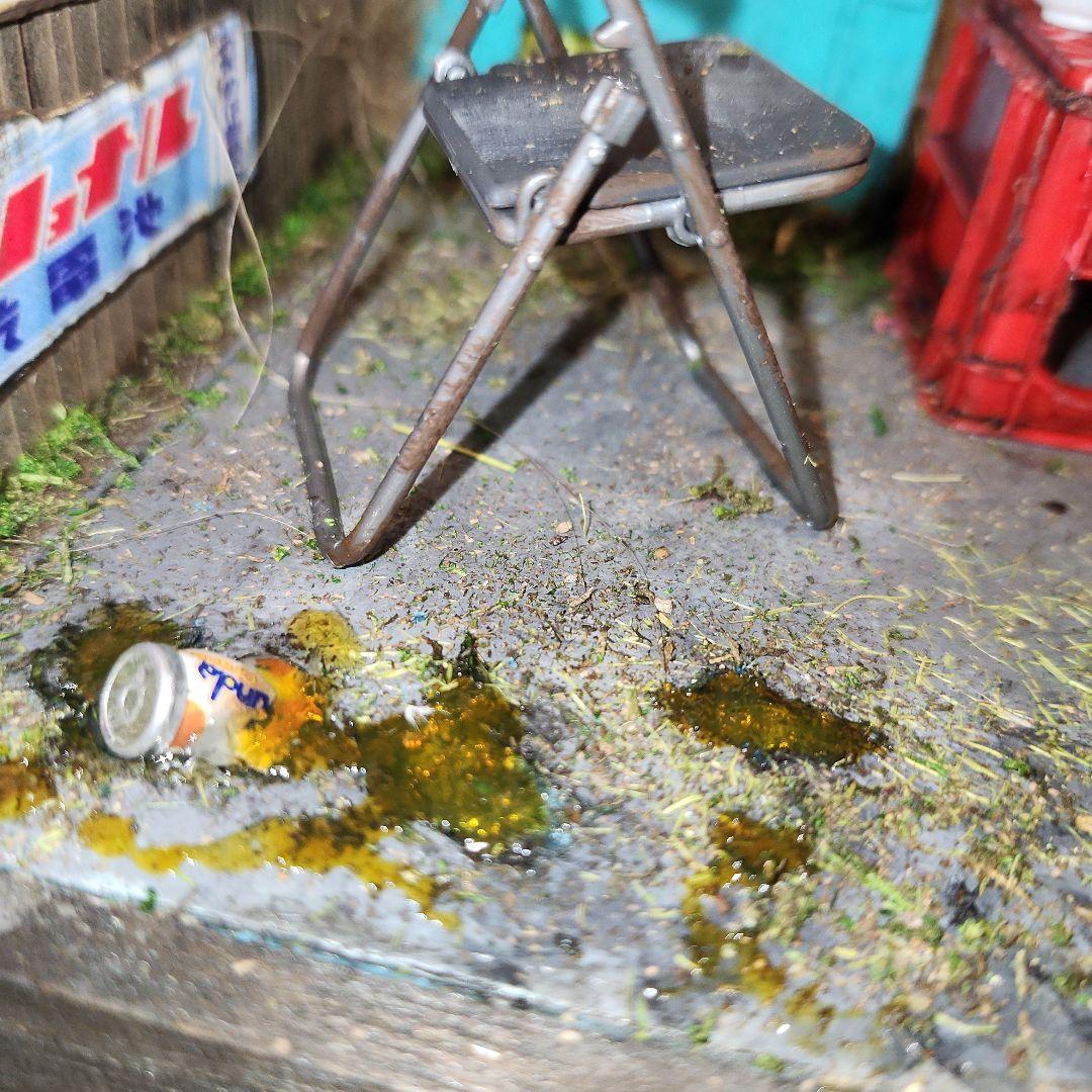 昭和　レトロ自販機　ジオラマ　1/12 Z2　ホーロー看板