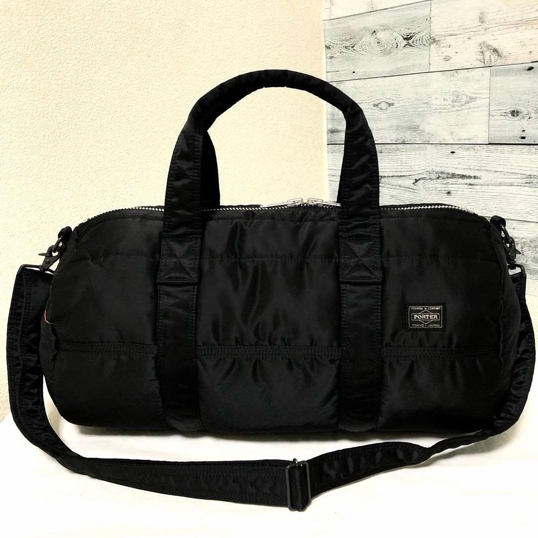 未使用級✨廃盤 ポーター タンカー ボストンバッグ2way ブラック 吉田カバン
