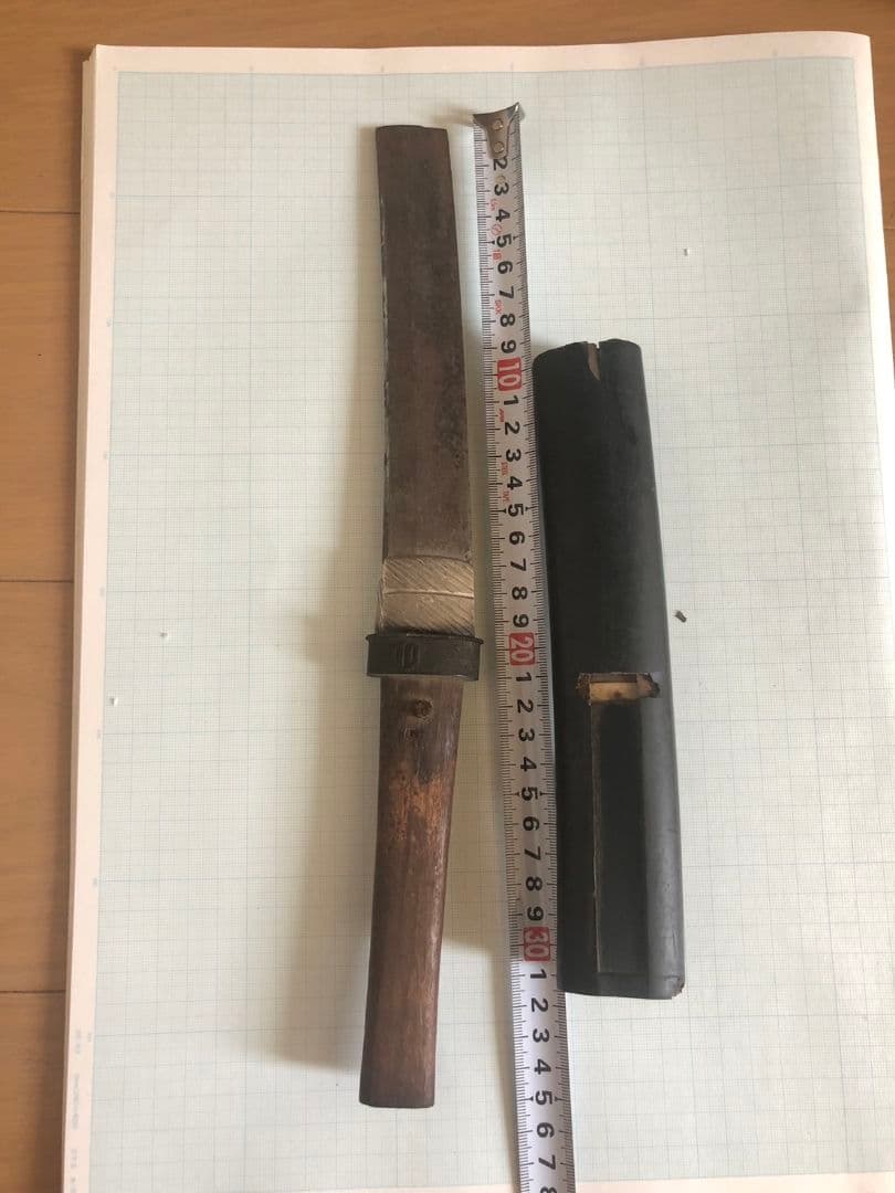 ナタ　ジャンク　脇差し　刀　アウトドア　キャンプ　ガーデニング　骨董品　護身用