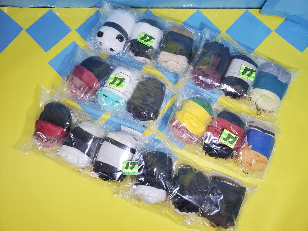 芥見下々 呪術廻戦展 のるキャラマスコット 3体セット 全18種 コンプリート⑥