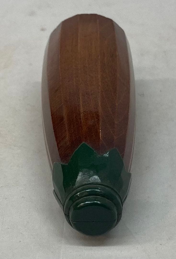 B252h 「末広香合」篠原如雪作　共布共箱　傘　木製　漆塗　讃岐　茶道具