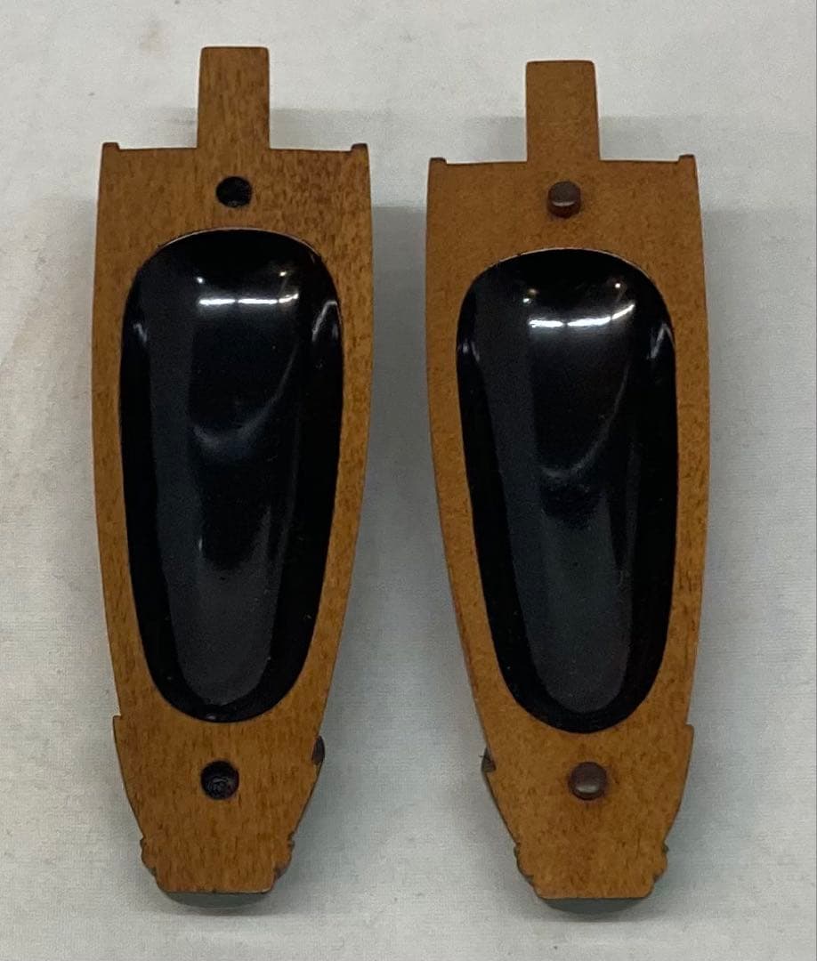 B252h 「末広香合」篠原如雪作　共布共箱　傘　木製　漆塗　讃岐　茶道具