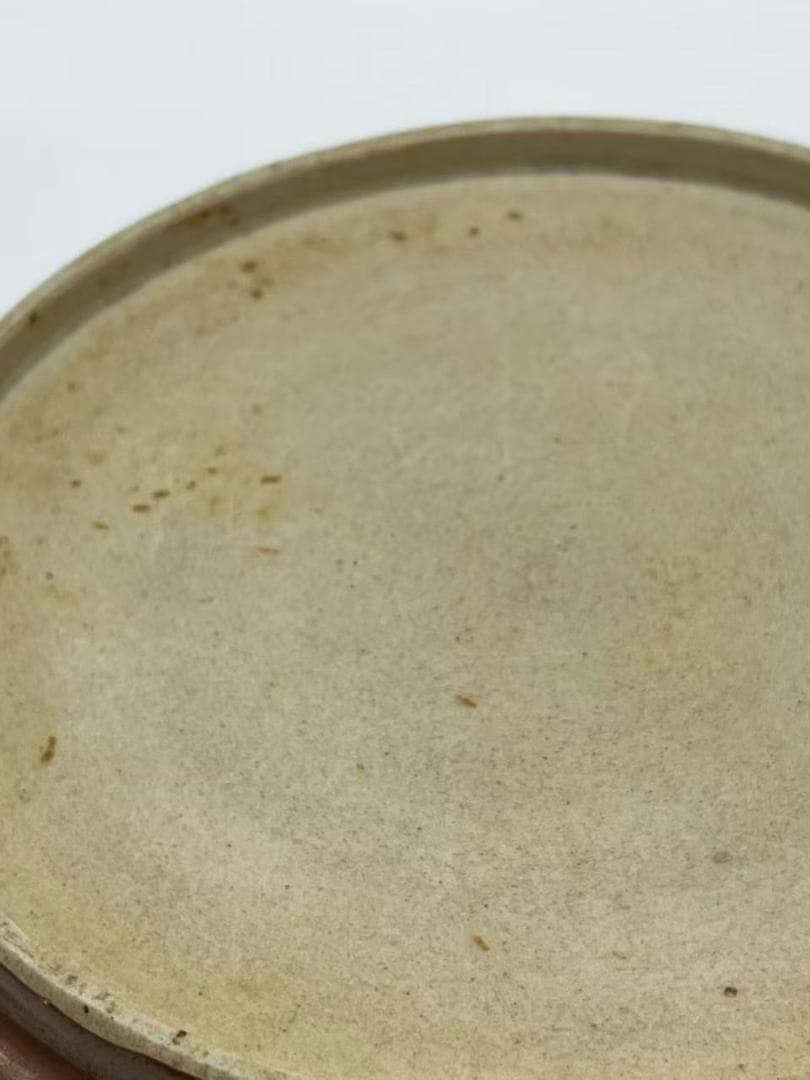 田中元末明初 明時代 祭藍釉 紫金釉【旧家蔵出し】(B-43)