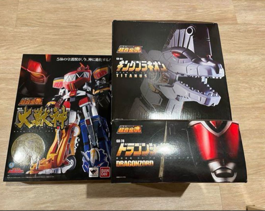 超合金魂 恐竜戦隊ジュウレンジャー 大獣神 キングブラキオン ドラゴンシーザー