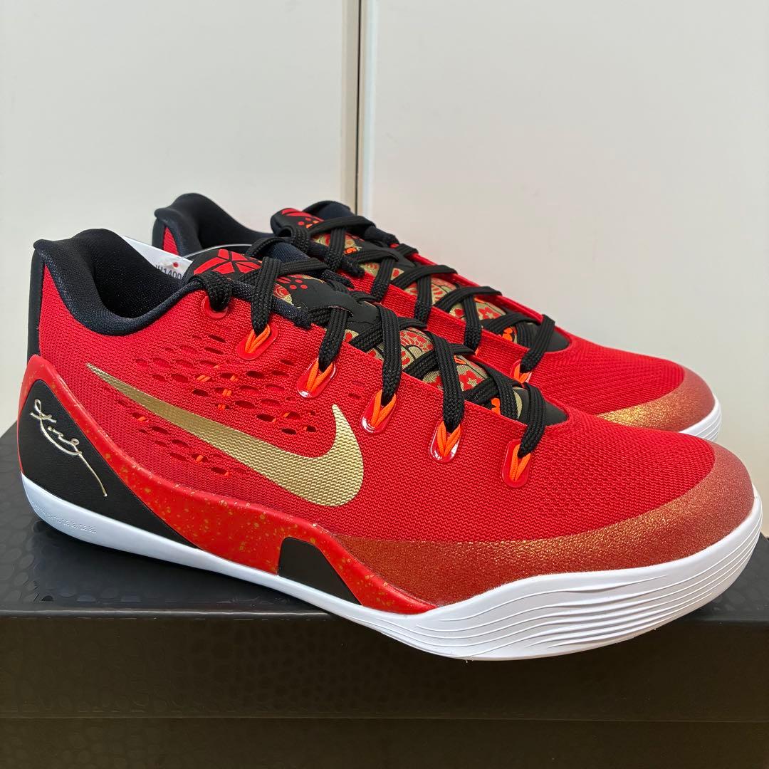 新品 ナイキ コービー9 EM プロトロ ユニバーシティレッド 26cm