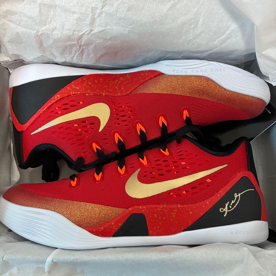 新品 ナイキ コービー9 EM プロトロ ユニバーシティレッド 26cm