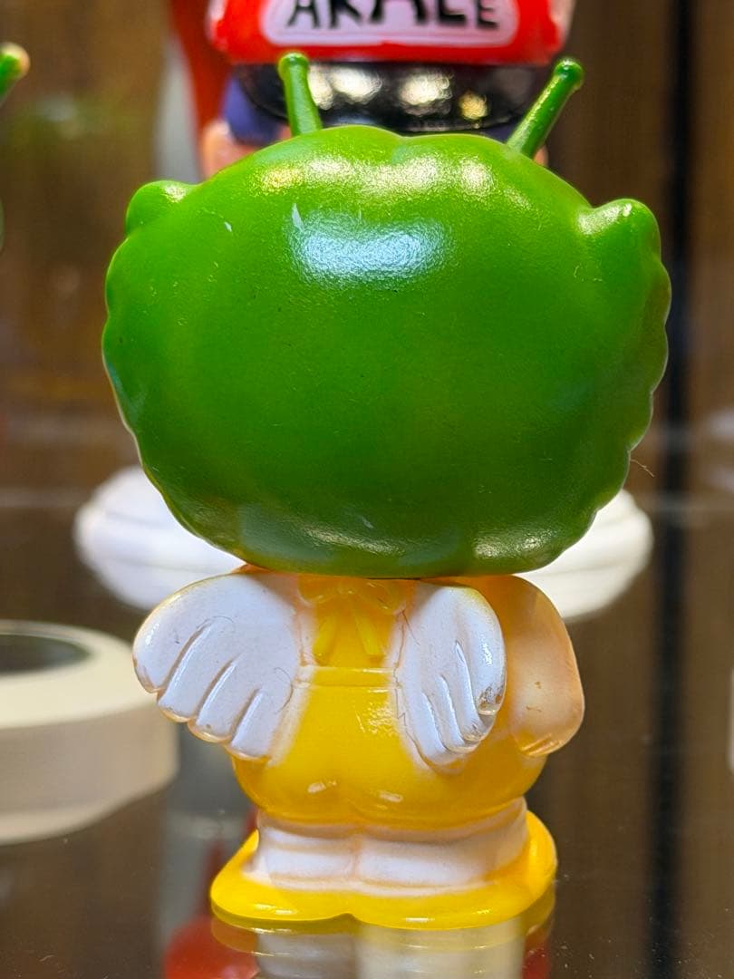 当時　アラレちゃん 貯金箱 ＆ ガッちゃん ソフビ 2体セット ポピー 東海銀行