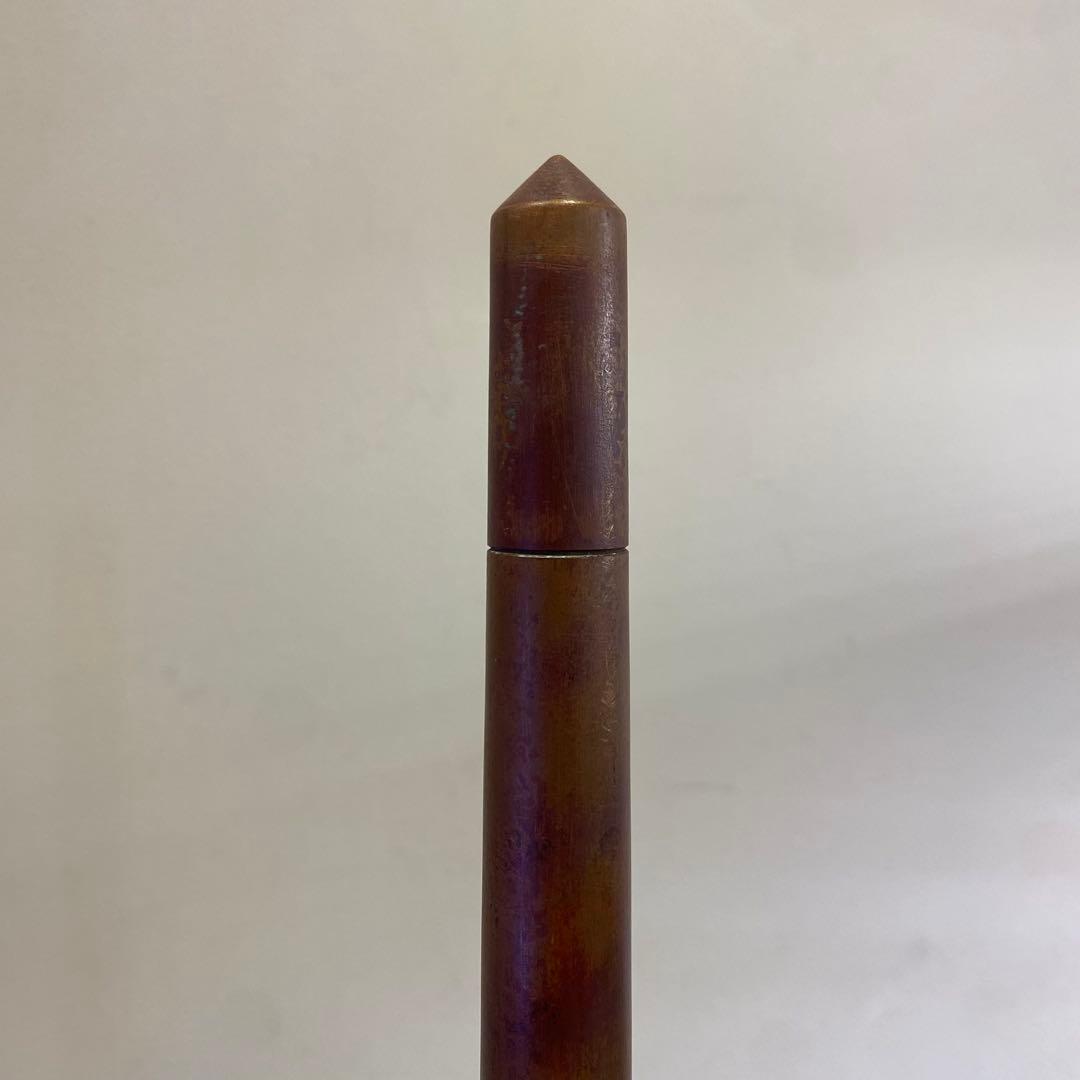 古い銅製の避雷針 オブジェ ディスプレイ