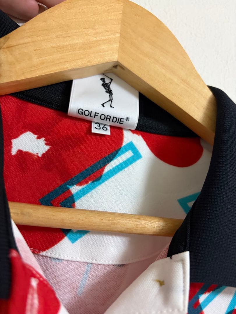 MARK&LONA ハイビスカス ポロシャツ 36