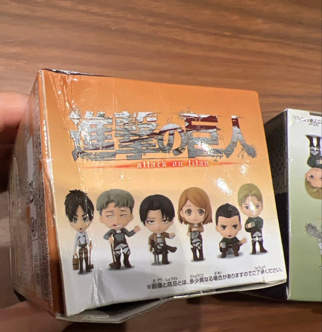 進撃の巨人 フィギュア3体セット　ちびきゅんキャラ