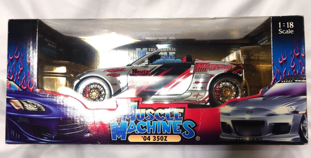 マッスルマシーンズ '04 350Z 1:18 日産 Z33 シルバー
