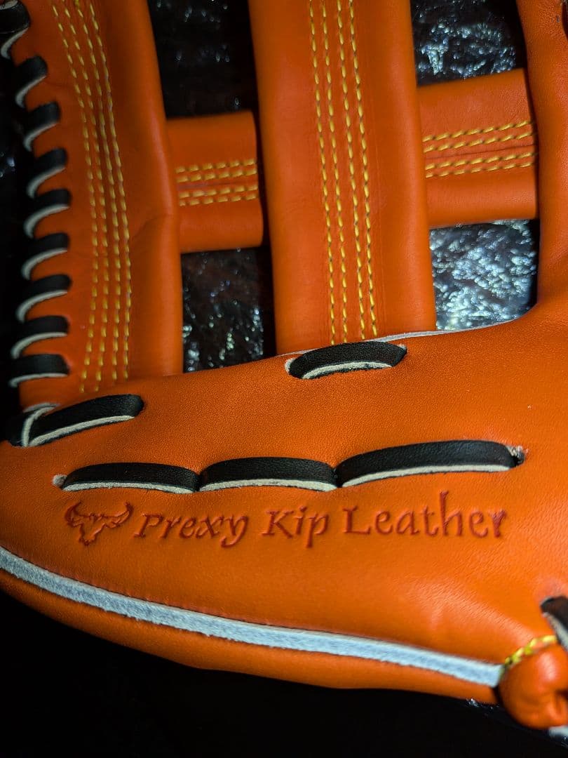 Mizuno Pro 硬式野球グローブ サイズ9 オレンジ