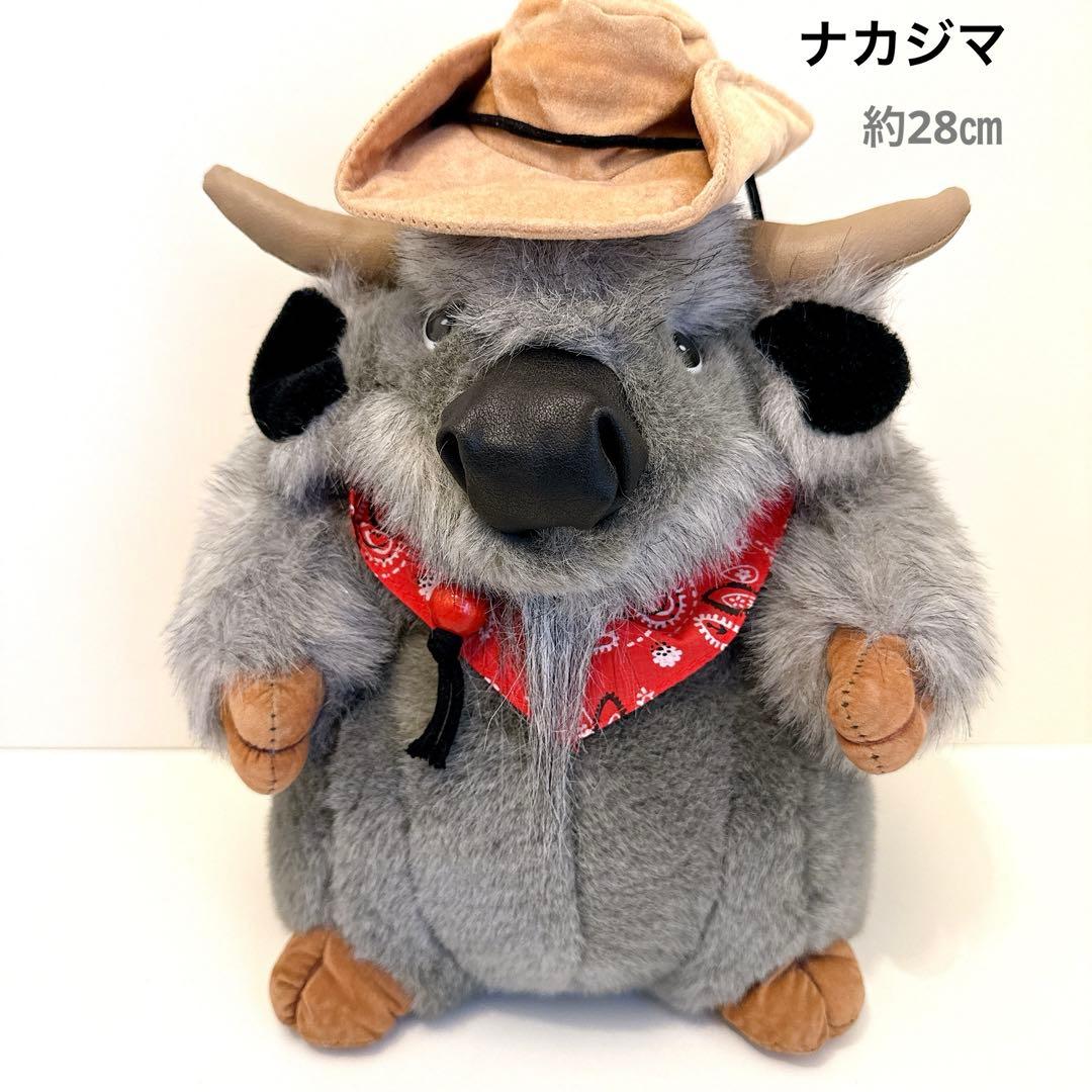【希少】　ヴィンテージ　ナカジマ　ぬいぐるみ　バイソン　バッファロー