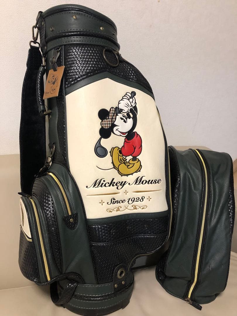 【送料込み】廃盤希少品　一点物　ミッキーマウス　キャディバッグ　ゴルフバッグ