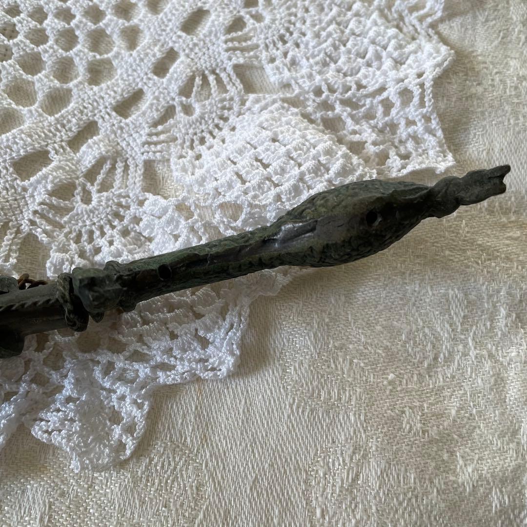 アンティーク　ペーパーナイフ　ナイフ　短剣　骨董　ギリシャ　錆　壁飾り