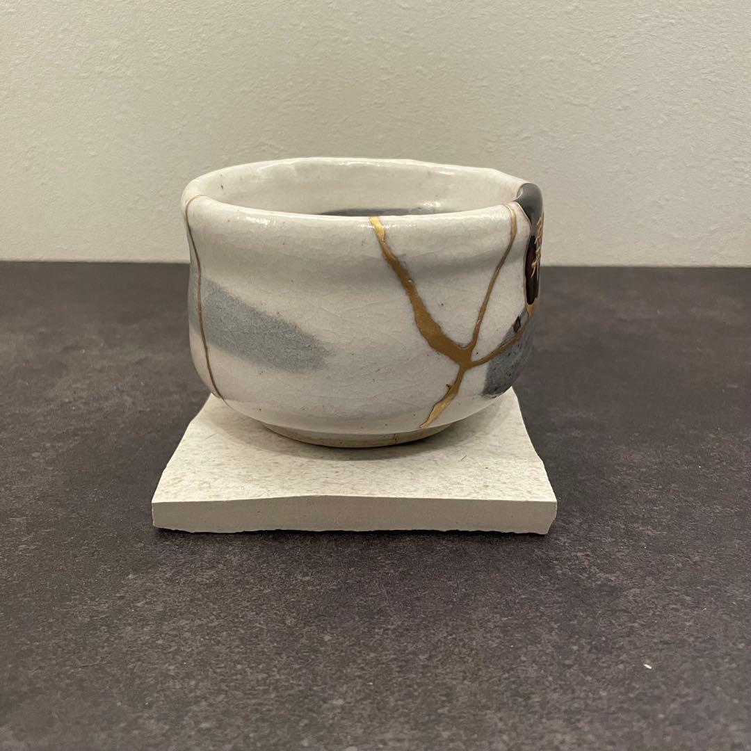 金継ぎ済み　抹茶茶碗-14