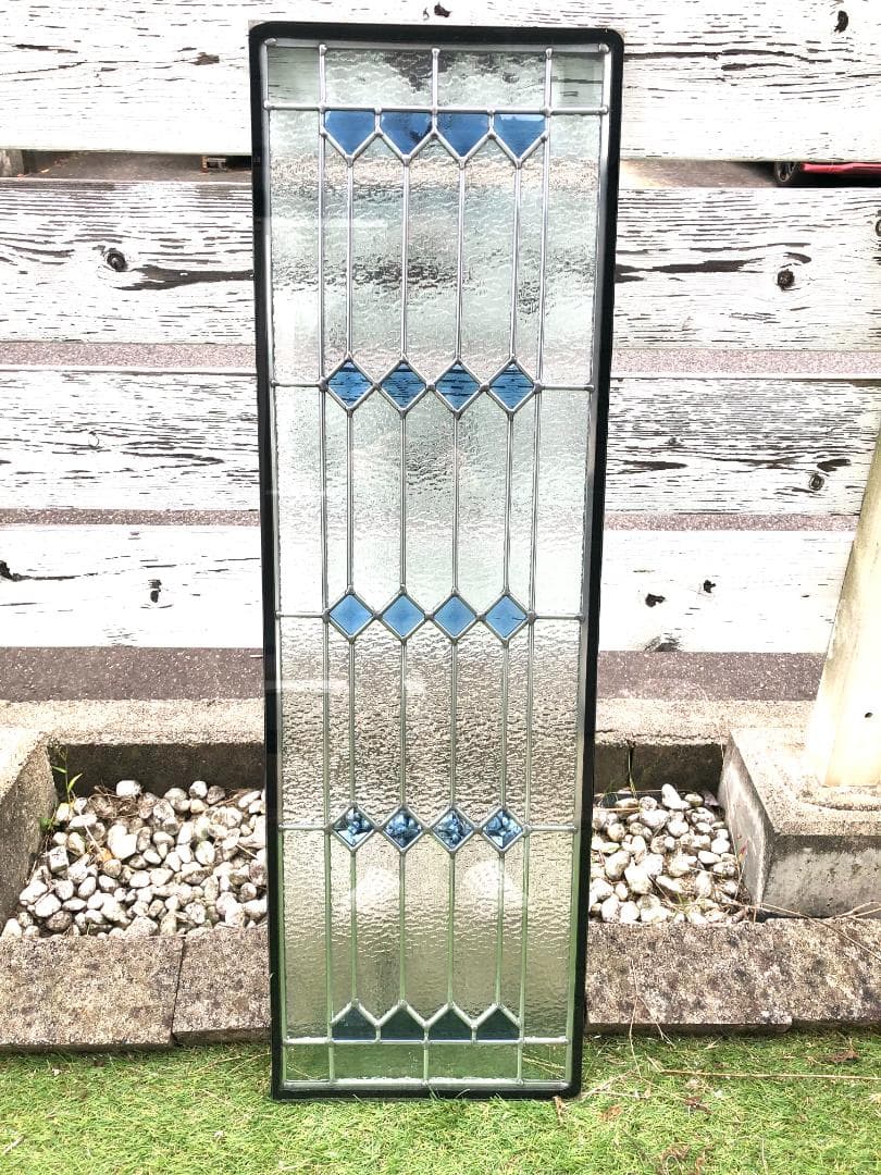 三重構造 大型 ステンドグラスパネル 高性能 住宅 玄関 リフォーム用 DIY