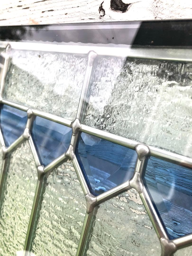 三重構造 大型 ステンドグラスパネル 高性能 住宅 玄関 リフォーム用 DIY