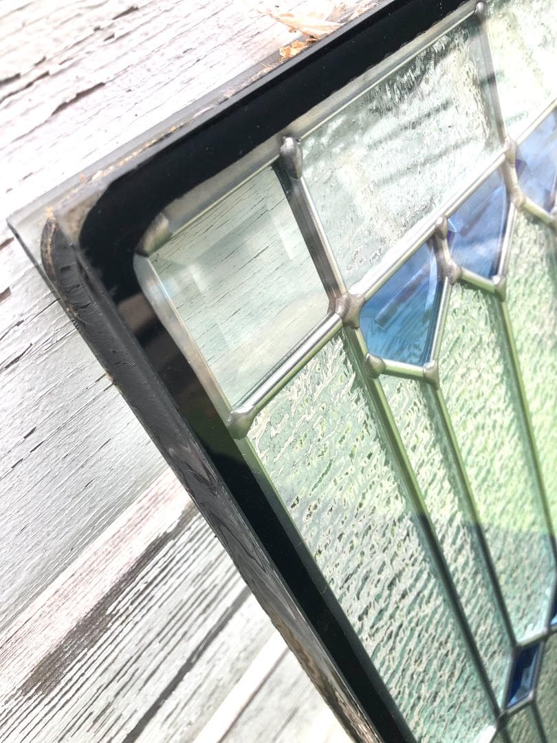 三重構造 大型 ステンドグラスパネル 高性能 住宅 玄関 リフォーム用 DIY