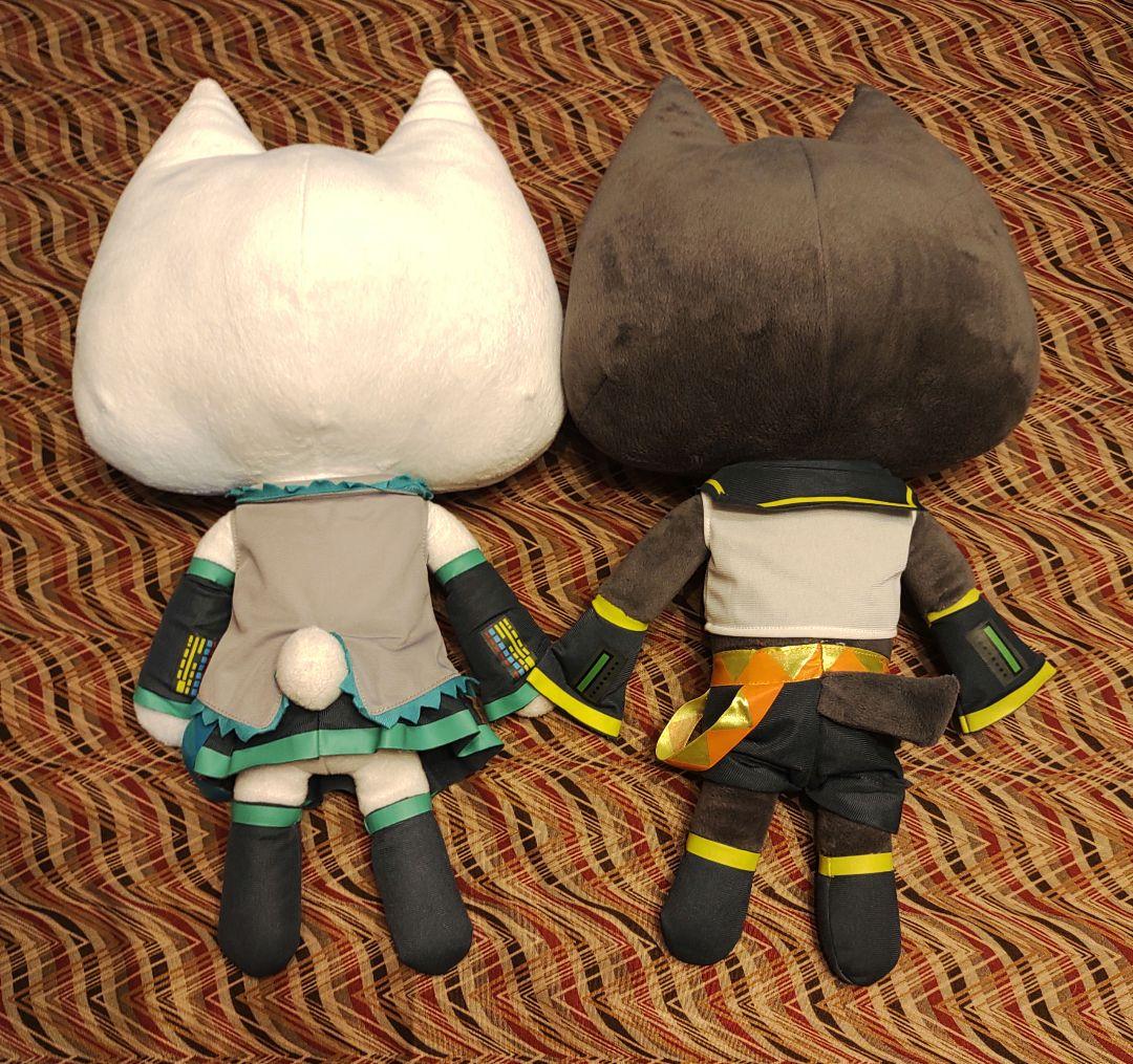 どこでもいっしょ　初音ミク　鏡音リン　コラボぬいぐるみ 2体セット