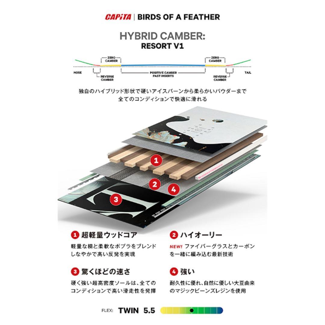 CAPiTA BIRDS OF A FEATHER スノーボード