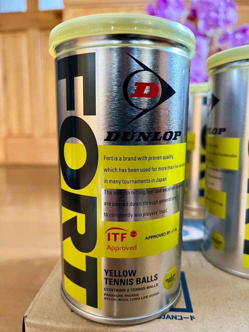 [新品未開封]DUNLOP FORT テニスボール 2個入45缶セット